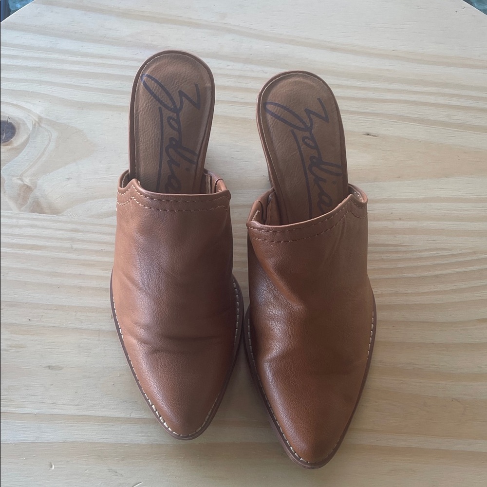 Zodiac Women's  Brown Leather Mules - Picture 4 of 16